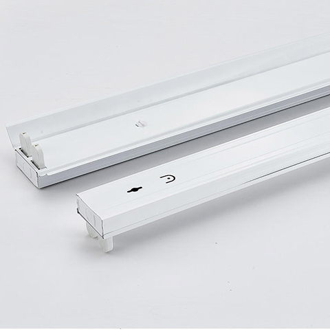 T8 LED Tube Light Fixture Single Double LED Tube Tri-proof LED Tube Support Bracket Waterproof Dustproof Corrosion-Proof Batten