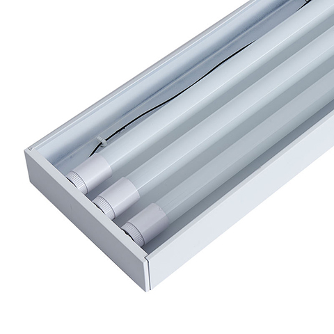 Office Modern Led Lighting Slim Tube Aluminum Led Batten Lamp Chandeliers Hanging Pendant Trimless Led Strip Line Linear Light