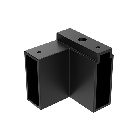 Surface mounted double-layer guide rail corner module